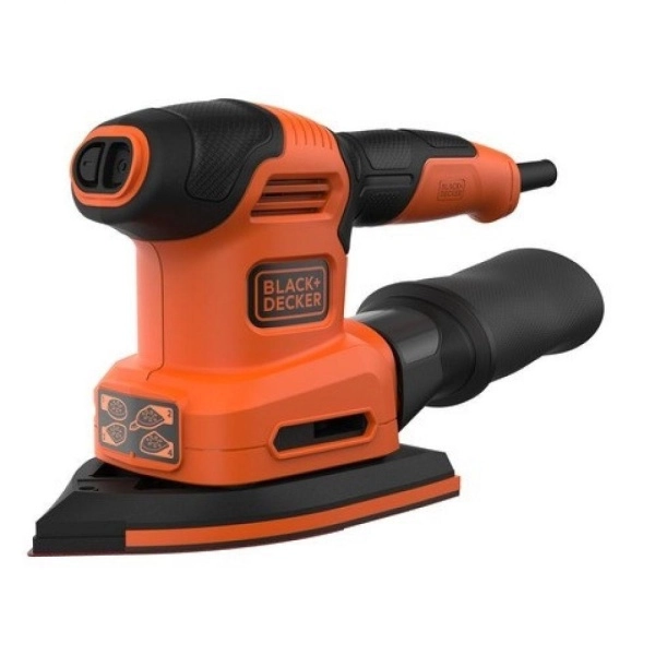 фото машинка шлифовальная плоская (вибрационная) black & decker bew200-qs