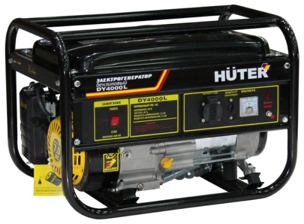 Портативный бензогенератор HUTER DY4000L