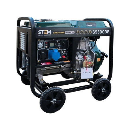 Генератор дизельный STEM Techno S3000DE (3кВт, электростартер, дисплей, подогрев)