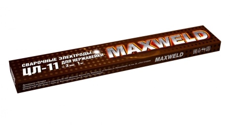 фото электроды maxweld цл-11 3мм -1 кг
