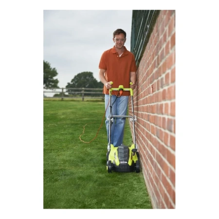 фото электрическая газонокосилка ryobi rlm15e36h