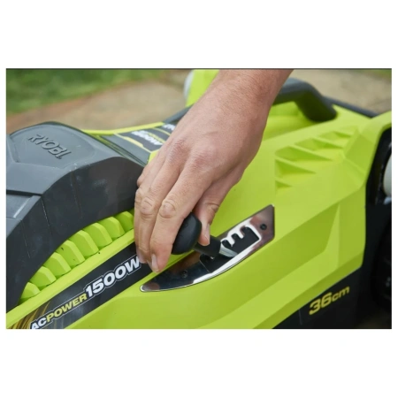 фото электрическая газонокосилка ryobi rlm15e36h
