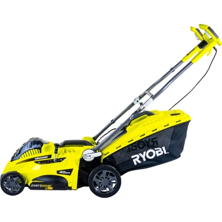 фото электрическая газонокосилка ryobi rlm18e40h